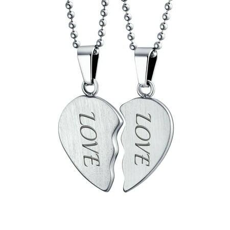 NEW Mom Mother Daughter Day Love Heart Silver Tone 2 Pendants Charm Necklace NEW Mom Mother Daughter Day Love Heart Silver Tone 2 Pendants Charm Necklace